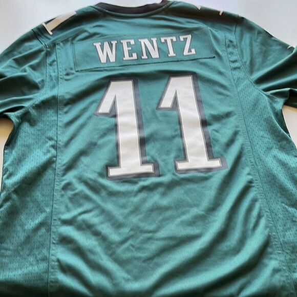 NWT Nike Carson Wentz Philadelphia Eagles #11 Jersey Sz. L - Picture 6 of 9